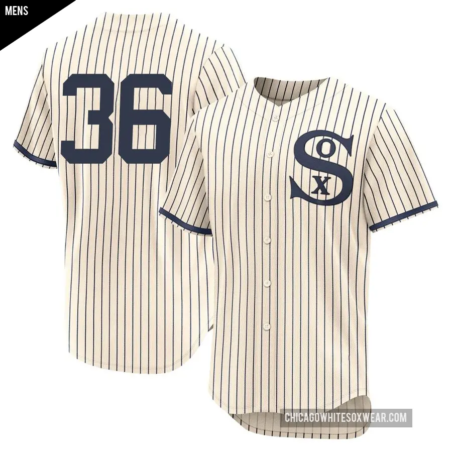 Men's Chicago White Sox ＃36 Carlos Perez Authentic Cream 2021 Field of Dreams Jersey