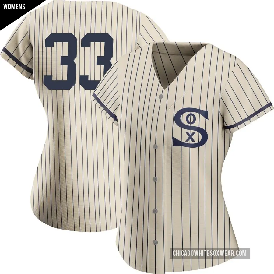 Women's Chicago White Sox ＃33 Drew Thorpe Authentic Cream 2021 Field of Dreams Jersey