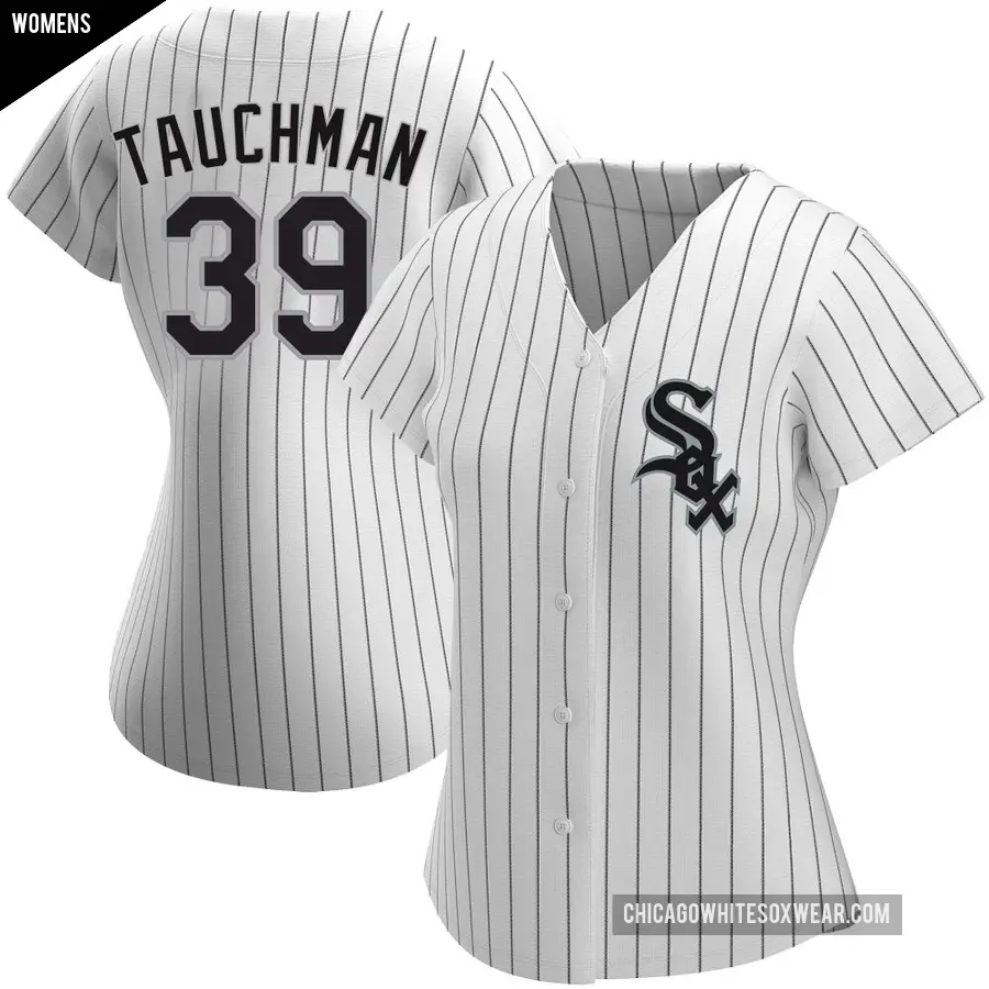 Women's Chicago White Sox ＃39 Mike Tauchman Authentic White Home Jersey