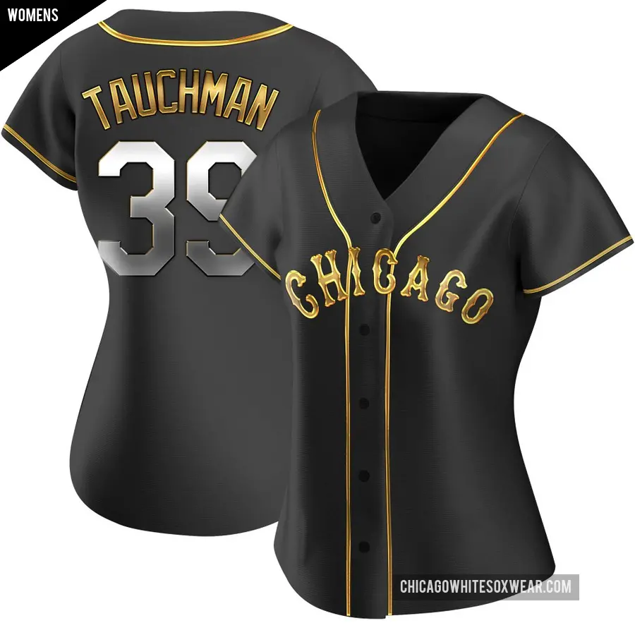 Women's Chicago White Sox ＃39 Mike Tauchman Replica Gold Black en Alternate Jersey