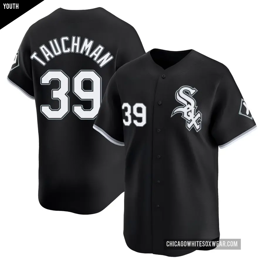 Youth Chicago White Sox ＃39 Mike Tauchman Limited Black Alternate Jersey